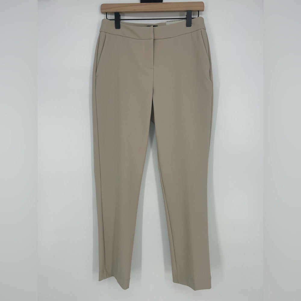 "NWT"‎ Nicole Miller Beige Skinny Leg Casual Pants - Women's Size 2